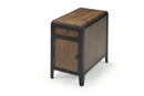 Magnussen Pinebrook Chairside Door End Table in Distressed Natural Pine