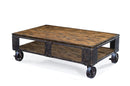 Magnussen Pinebrook Rectangular Cocktail Table in Distressed Natural Pine