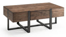Magnussen Prescott Condo Rectangular Cocktail Table in Rustic Honey