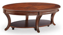 Magnussen Winslet Oval Cocktail Table in Cherry