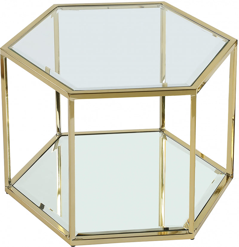Sei Brushed Gold Coffee Table