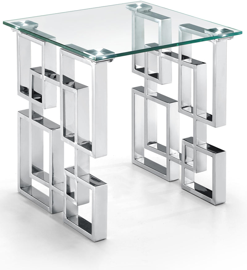 Alexis Chrome End Table
