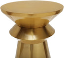 Jai Brushed Gold End Table
