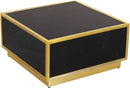 Glitz Black Faux Marble Coffee Table