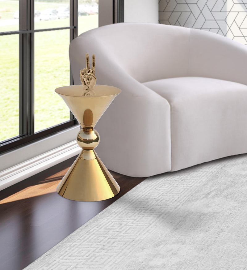 Malia Gold End Table