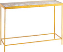 Butterfly Gold Console Table