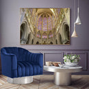 Farrah Navy Velvet Accent Chair