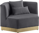 Marquis Grey Velvet Chair