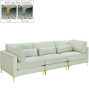 Julia Cream Velvet Modular Sofa (3 Boxes)