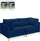 Julia Navy Velvet Modular Sofa