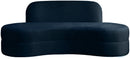 Mitzy Navy Velvet Sofa