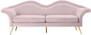 Lips Pink Velvet Sofa