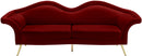 Lips Red Velvet Sofa