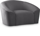 Riley Grey Velvet Chair