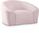 Riley Pink Velvet Chair