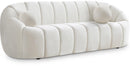 Elijah Cream Velvet Sofa