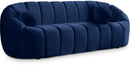 Elijah Navy Velvet Sofa