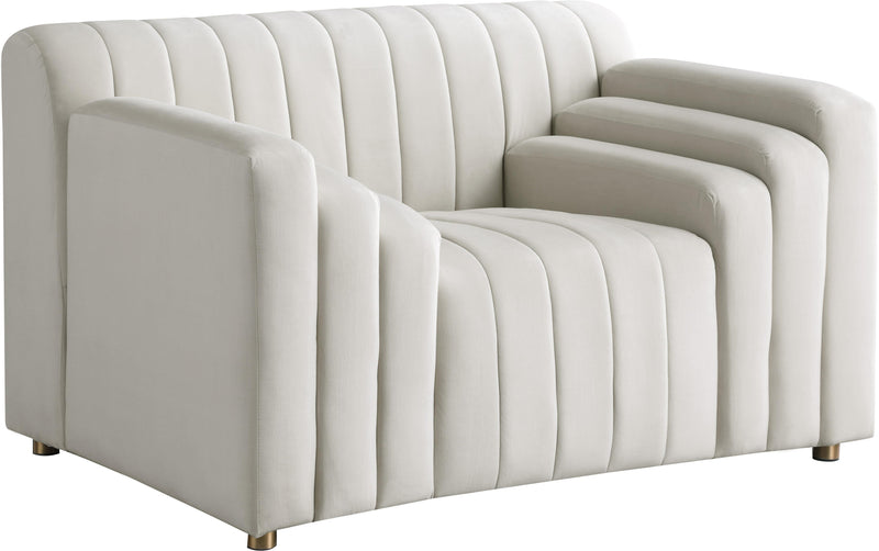 Naya Cream Velvet Chair