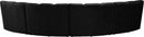Infinity Black Velvet 4pc. Modular Sectional