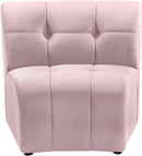 Limitless Pink Velvet Modular Chair