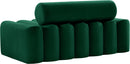 Melody Green Velvet Loveseat
