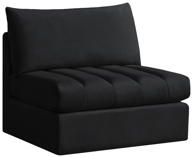 Jacob Black Velvet Armless
