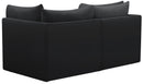 Jacob Black Velvet Modular Sofa