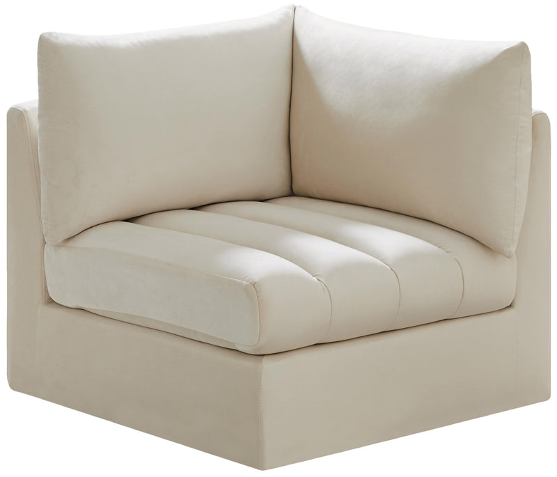 Jacob Cream Velvet Corner