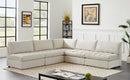 Jacob Cream Velvet Modular Sectional