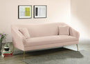 Hermosa Pink Velvet Sofa