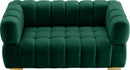 Gwen Green Velvet Loveseat