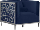 Opal Navy Velvet Chair