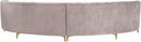 Jackson Pink Velvet 2pc. Sectional