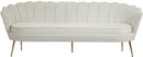 Gardenia Cream Velvet Sofa