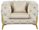 Kingdom Cream Velvet Chair