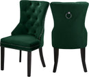 Nikki Green Velvet Dining Chair