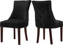 Hannah Black Velvet Dining Chair