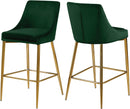 Karina Green Velvet Stool