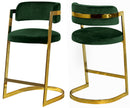 Stephanie Green Velvet Stool