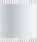 Modernist White Gloss Mirror