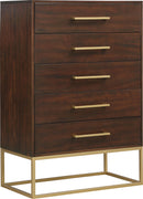 Maxine Cherry / Gold Chest