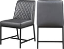 Bryce Grey Faux Leather Dining Chair