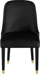 Omni Black Velvet Dining Chair