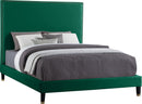 Harlie Green Velvet Full Bed