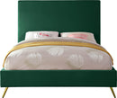 Jasmine Green Velvet Full Bed