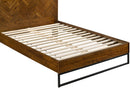Reed Antique Coffee King Bed (3 Boxes)