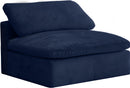 Cozy Navy Velvet Chair