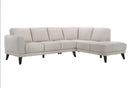 New Classic Altamura Sectional w/ LAF 3 Seat Sofa in Mist Gray
