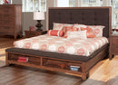 New Classic Furniture Cagney Queen Bed in Chestnut