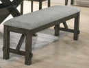 New Classic Furniture Gulliver Bench in Rustic Brown